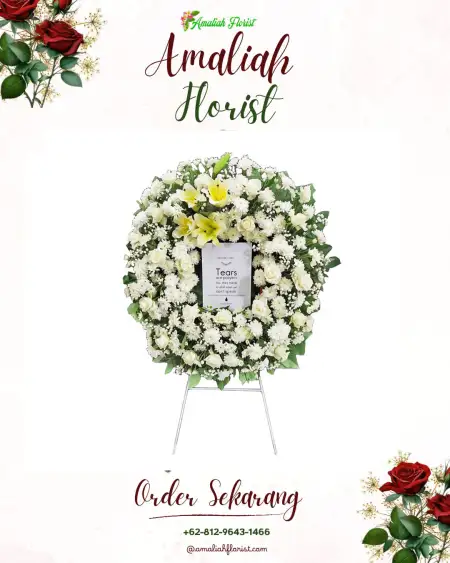 Krans Bunga Duka Pamokolan